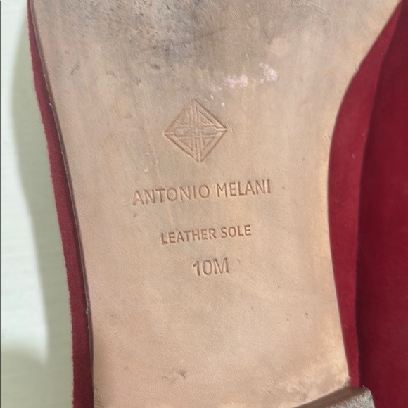 Antonio Melani Red Suede Loafers. Size 10. Excellent condition. Timeless style! - Picture 6 of 8